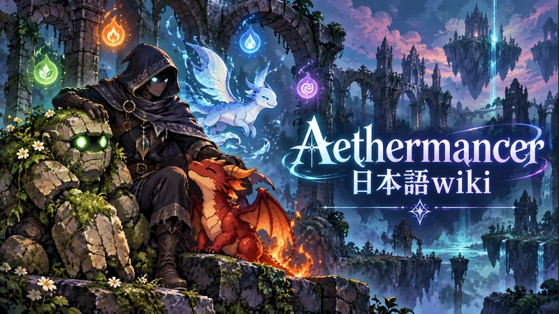 Aethermancerの世界観を表した専用イラスト:Aethermancer 日本語wiki