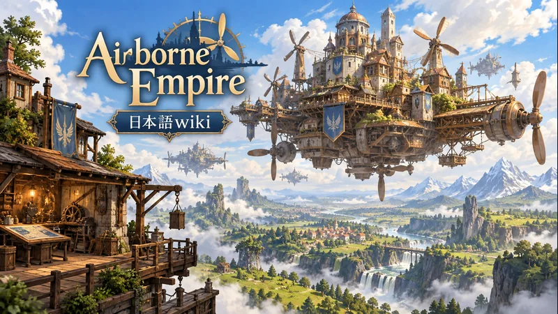Airborne Empireの世界観を表した専用イラスト:Airborne Empire 日本語wiki