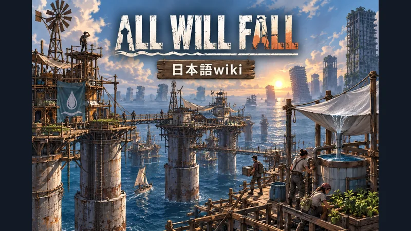 ALL WILL FALLの世界観を表した専用イラスト:ALL WILL FALL 日本語wiki