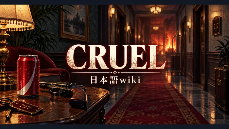 崩壊するホテルの通路と回復用ソーダ:CRUEL 日本語wiki