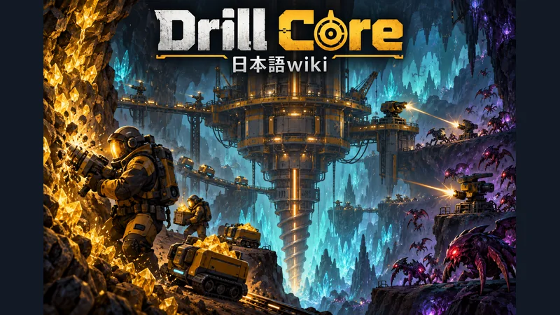 Drill Coreの世界観を表した専用イラスト:Drill Core 日本語wiki
