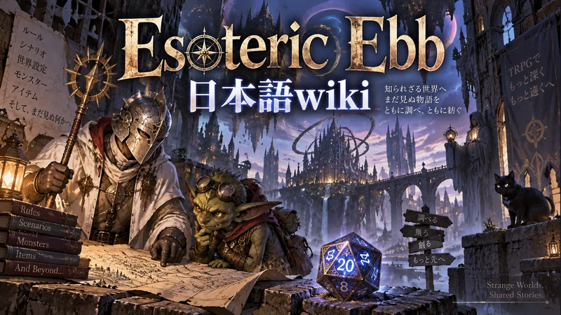 Esoteric Ebbの世界観を表した専用イラスト:Esoteric Ebb 日本語wiki