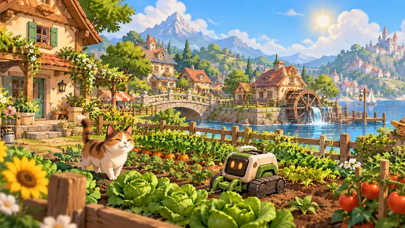 Everafter Fallsの世界観を表した専用イラスト:Everafter Falls 日本語wiki
