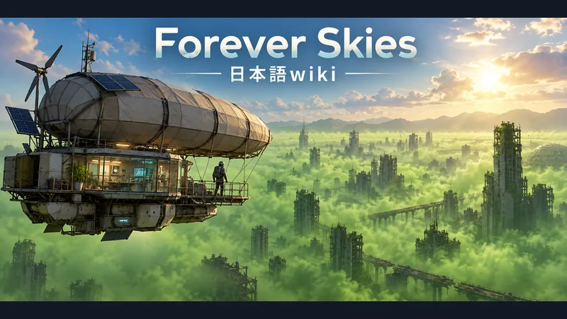 Forever Skiesの世界観を表した専用イラスト