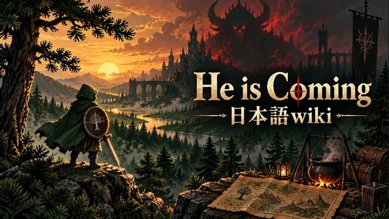 He is Comingの世界観を表した専用イラスト:He is Coming 日本語wiki