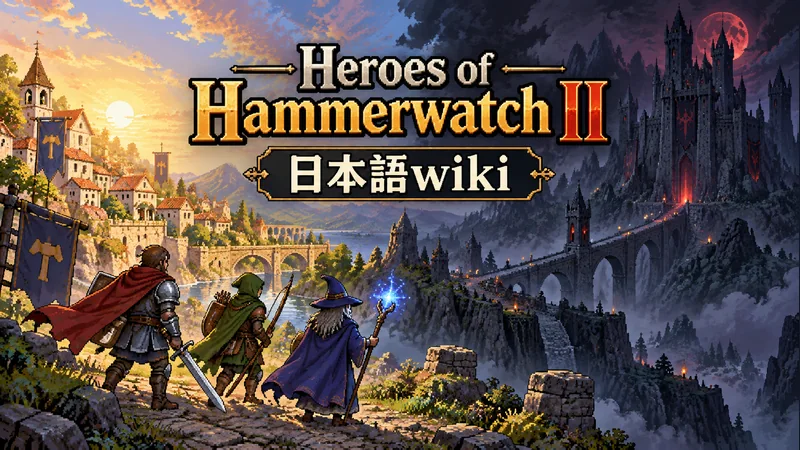 Heroes of Hammerwatch IIの世界観を表した専用イラスト:Heroes of Hammerwatch II 日本語wiki