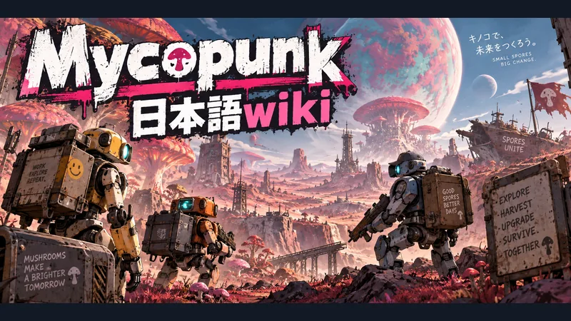 Mycopunkの世界観を表した専用イラスト:Mycopunk 日本語wiki