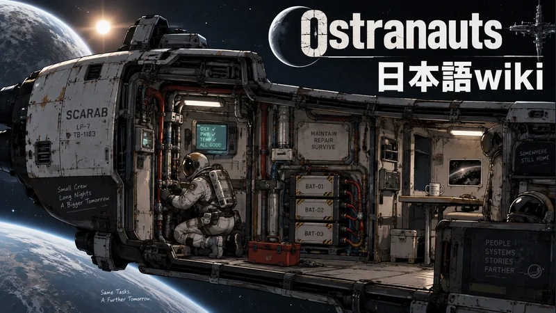 Ostranautsの世界観を表した専用イラスト:Ostranauts 日本語wiki