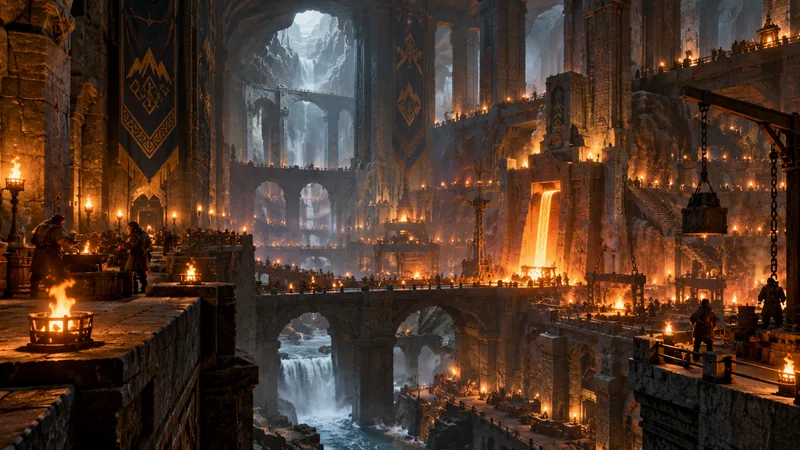 The Lord of the Rings: Return to Moriaの世界観を表した専用イラスト:The Lord of the Rings: Return to Moria 日本語wiki