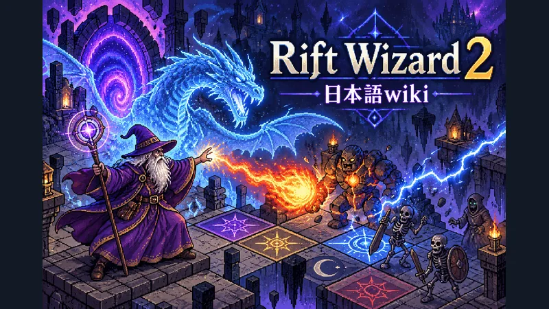 Rift Wizard 2の世界観を表した専用イラスト:Rift Wizard 2 日本語wiki