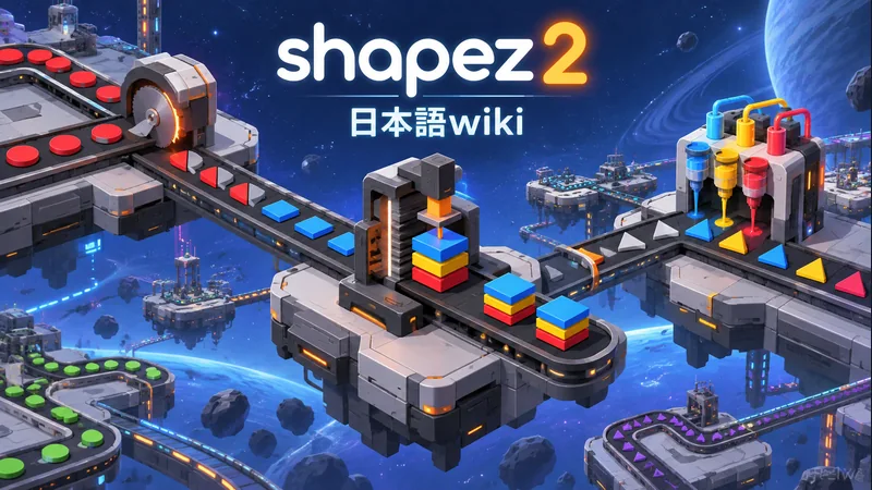 shapez 2の世界観を表した専用イラスト