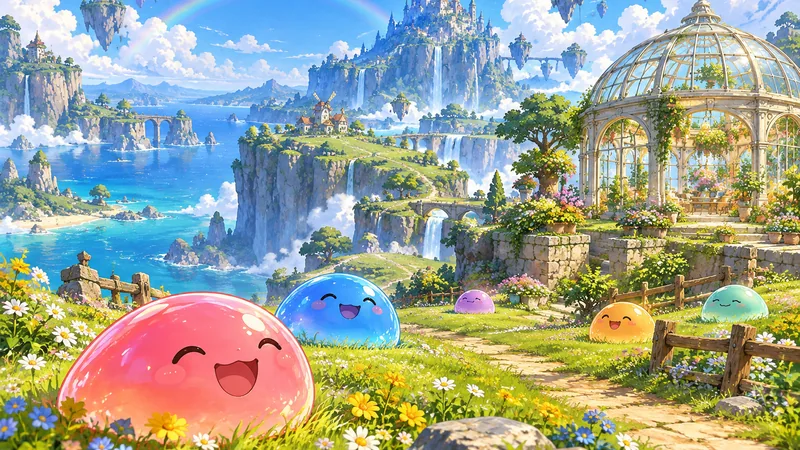 Slime Rancher 2の世界観を表した専用イラスト:Slime Rancher 2 日本語wiki