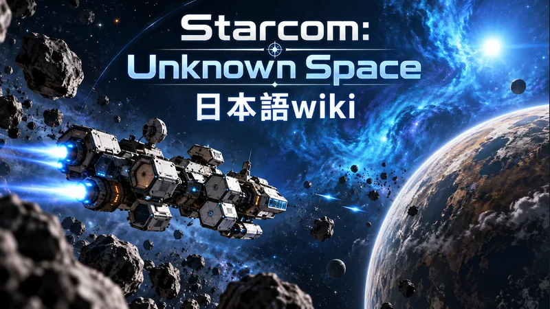Starcom: Unknown Spaceの世界観を表した専用イラスト:Starcom: Unknown Space 日本語wiki