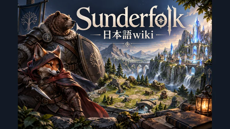 Sunderfolkの世界観を表した専用イラスト:Sunderfolk 日本語wiki